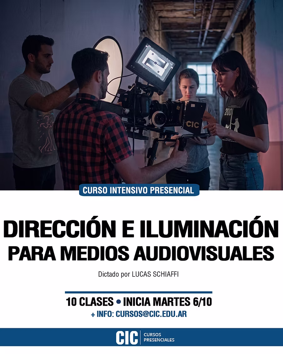 Inicia el Curso Intensivo de Dirección e Iluminación para Medios Audiovisuales